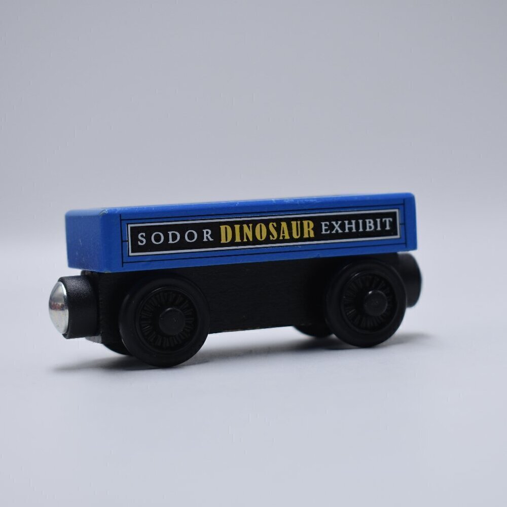 Thomas and Friends Sodor Dinosaur Exhibit Wooden Railway Train Car 2012